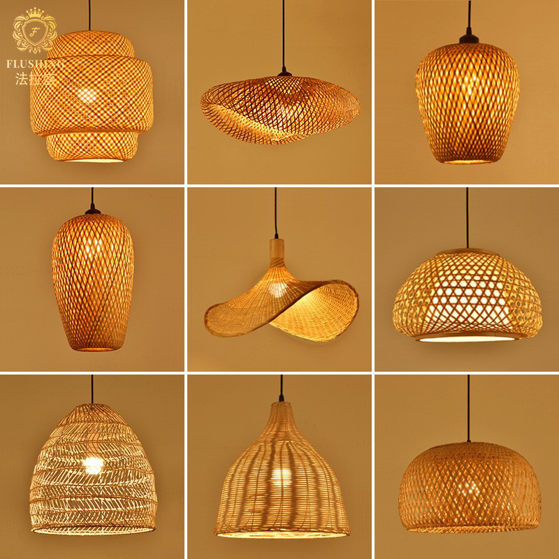 Wicker Pendant Shade - Newest Bamboo Pendant Lamp Ceiling Lights