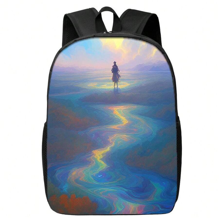 Interior Design Landscape - Large Capacity Lightweight Backpack With Adjustable