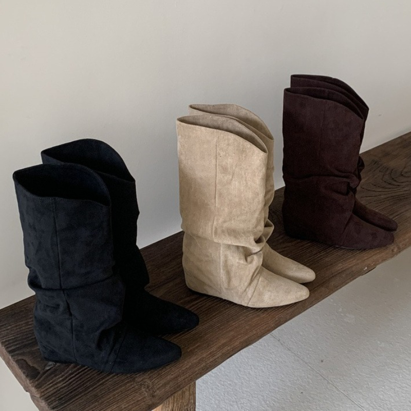 Interior Design Styles - Winter Vintage Pleated Women Mordern High