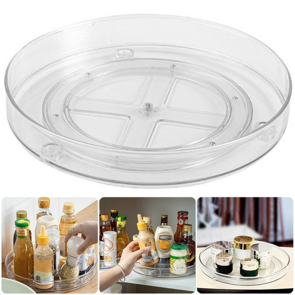 Turntable Organizer Multifunct - Travertine Tray Oval incelemesi ve fiyatı