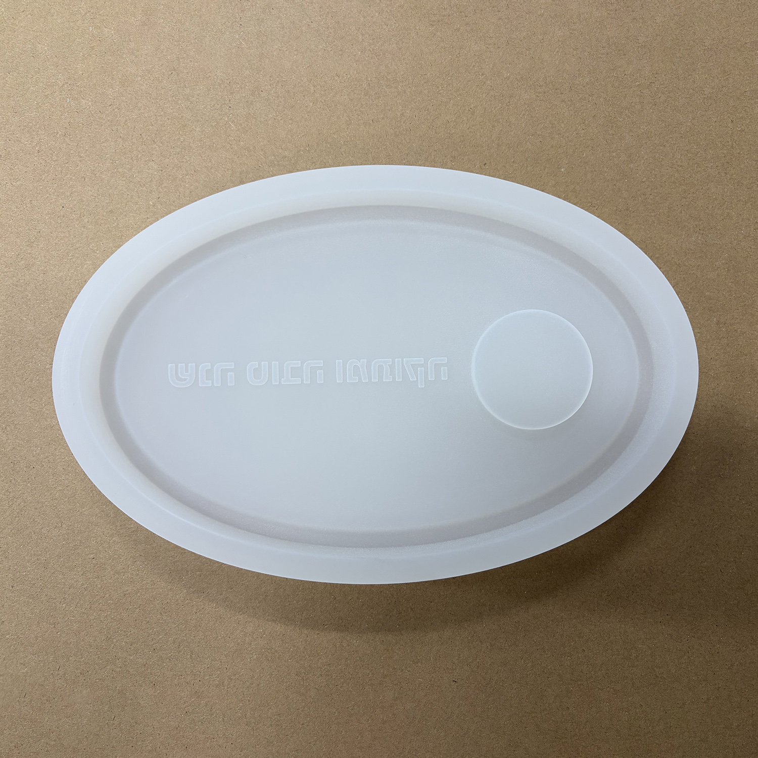 Silicone Mold For Jewish Rosh  - Travertine Tray Oval incelemesi ve fiyatı