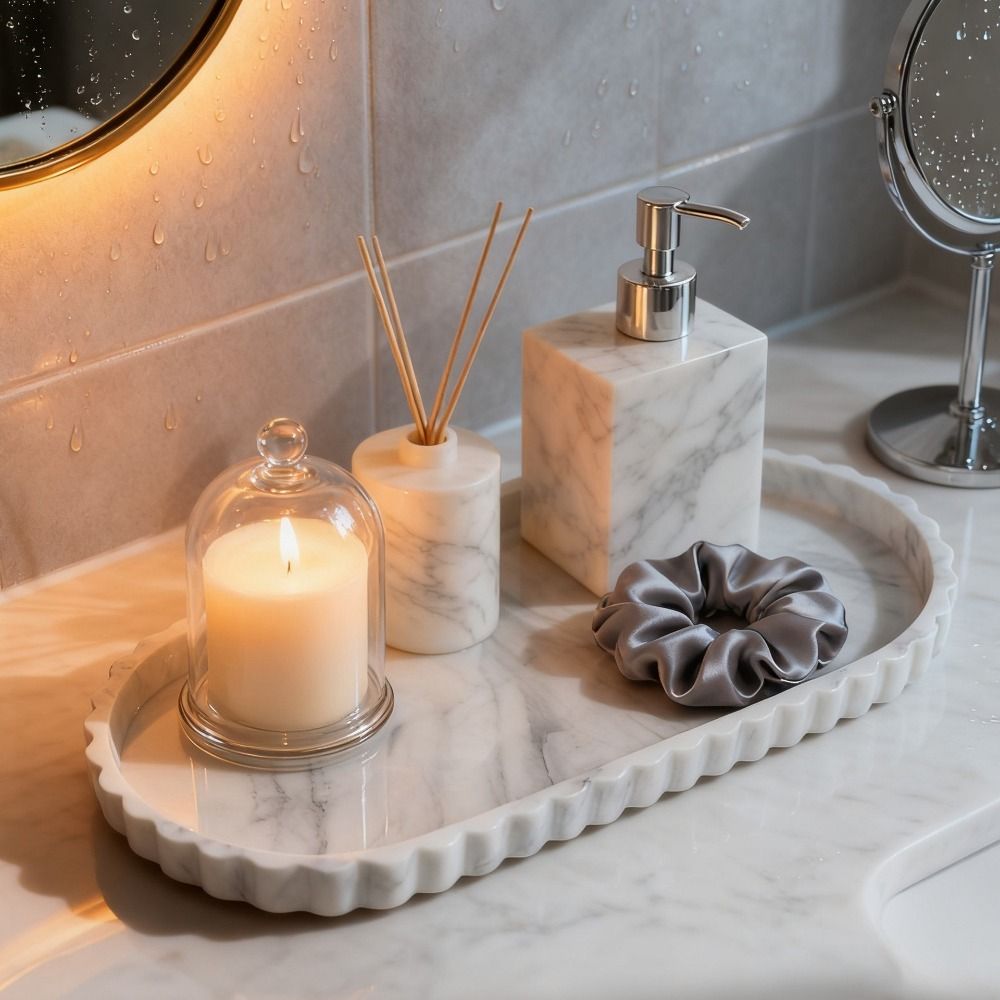 Multi-functional Silicone Oval - Travertine Tray Oval incelemesi ve fiyatı