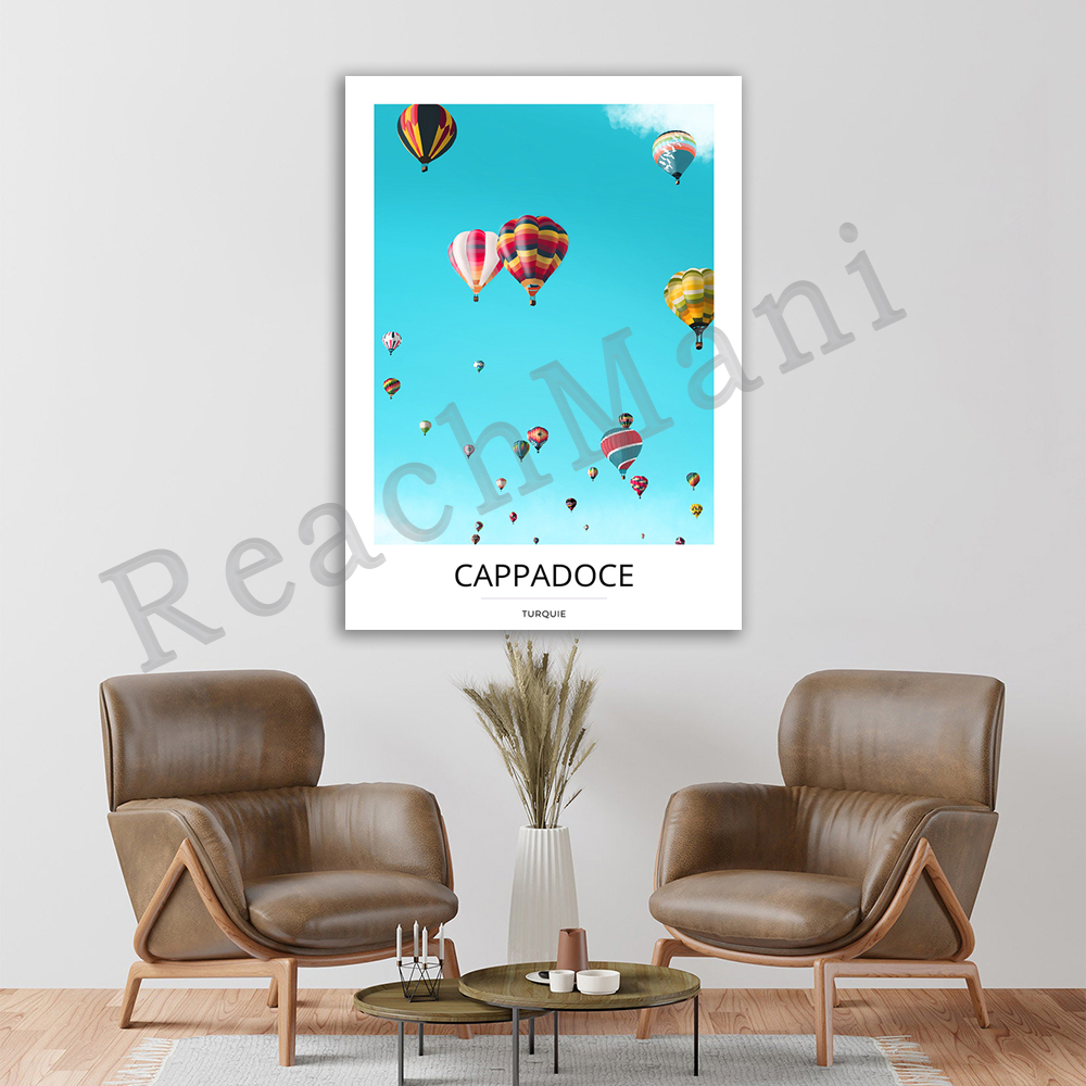 Cappadocia, poster printing, t - Interior Design Illustrated incelemesi ve fiyatı