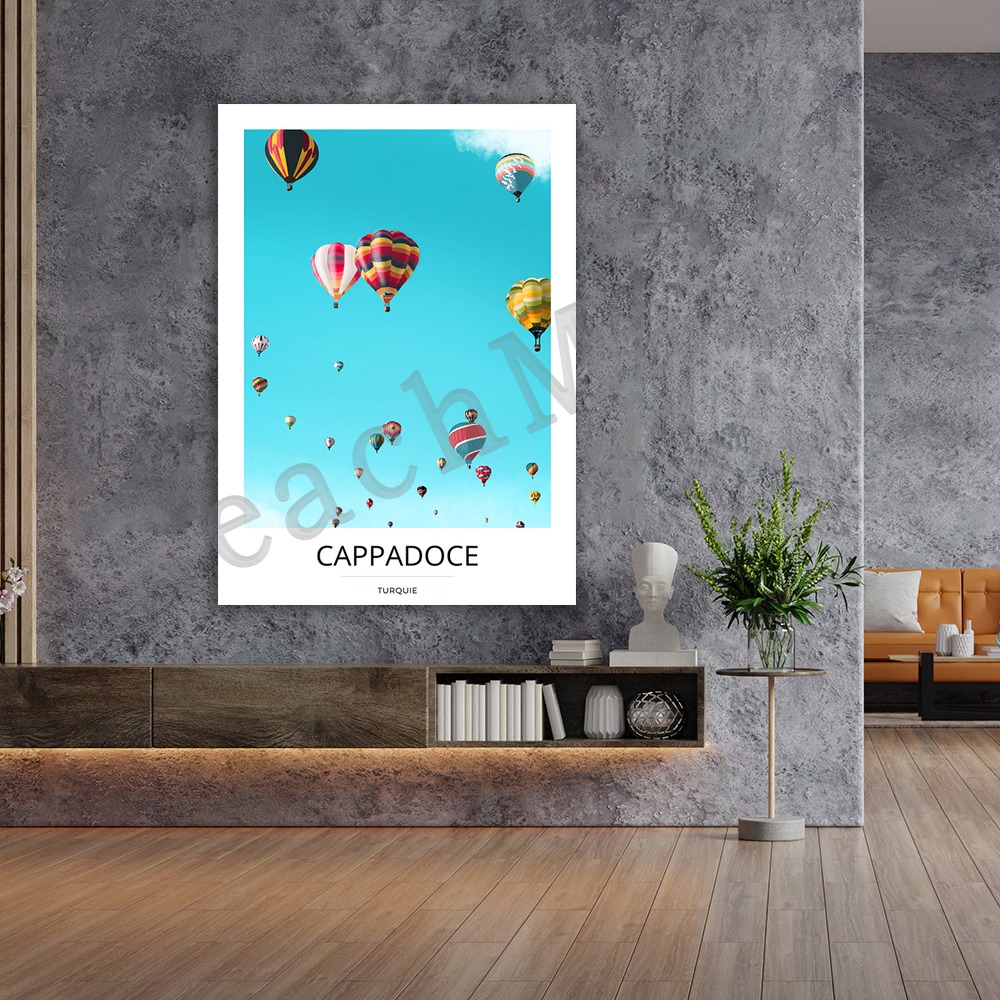 Cappadocia, poster printing, t - Interior Design Illustrated incelemesi ve fiyatı