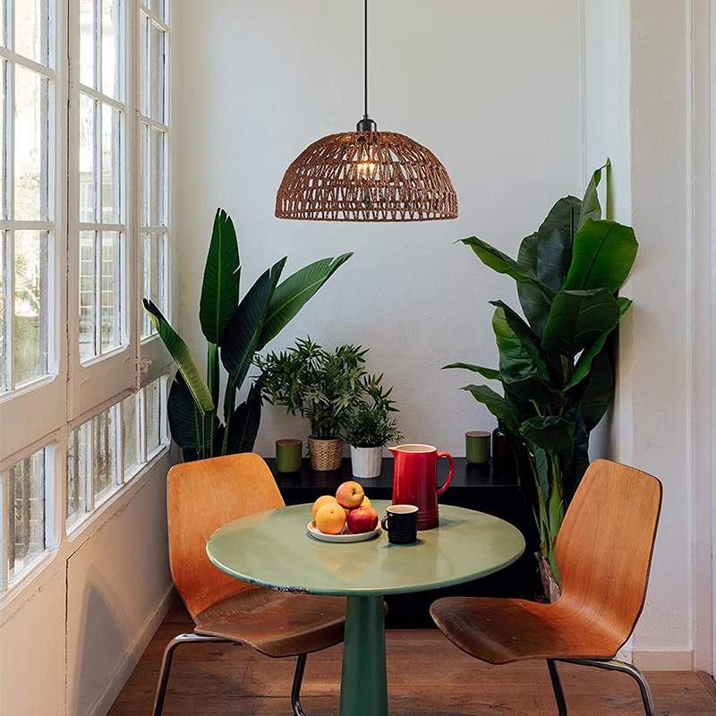 Newest Japanese-style hemp rop - Wicker Pendant Shade incelemesi ve fiyatı