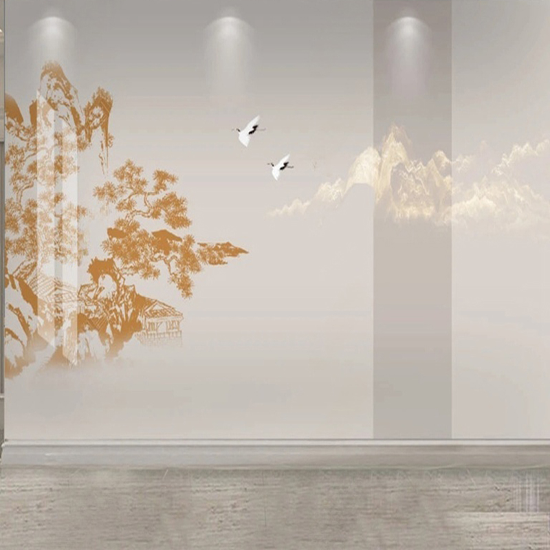 Elegant Chinese Hand-Painted P - Interior Design Landscape incelemesi ve fiyatı