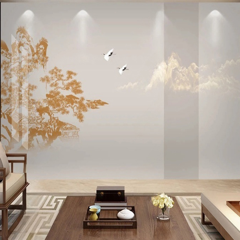 Elegant Chinese Hand-Painted P - Interior Design Landscape incelemesi ve fiyatı