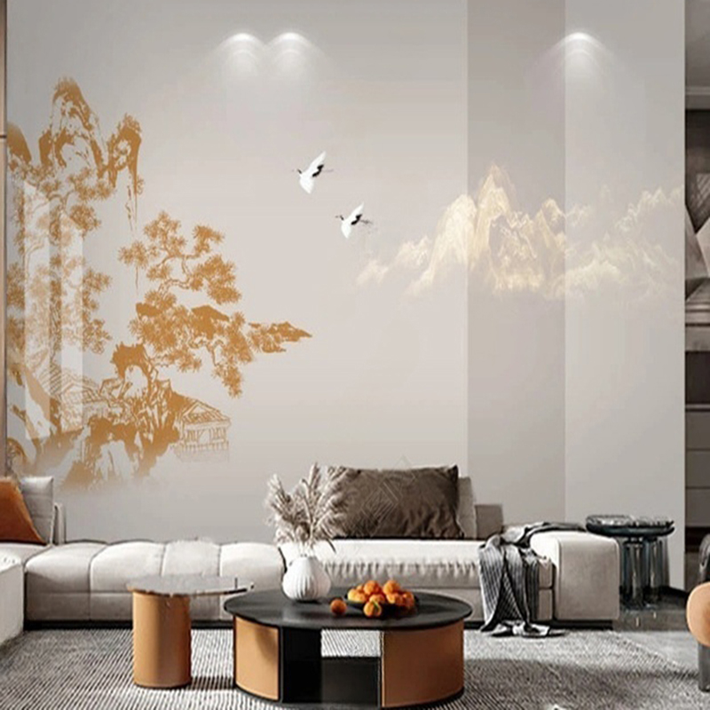 Elegant Chinese Hand-Painted P - Interior Design Landscape incelemesi ve fiyatı