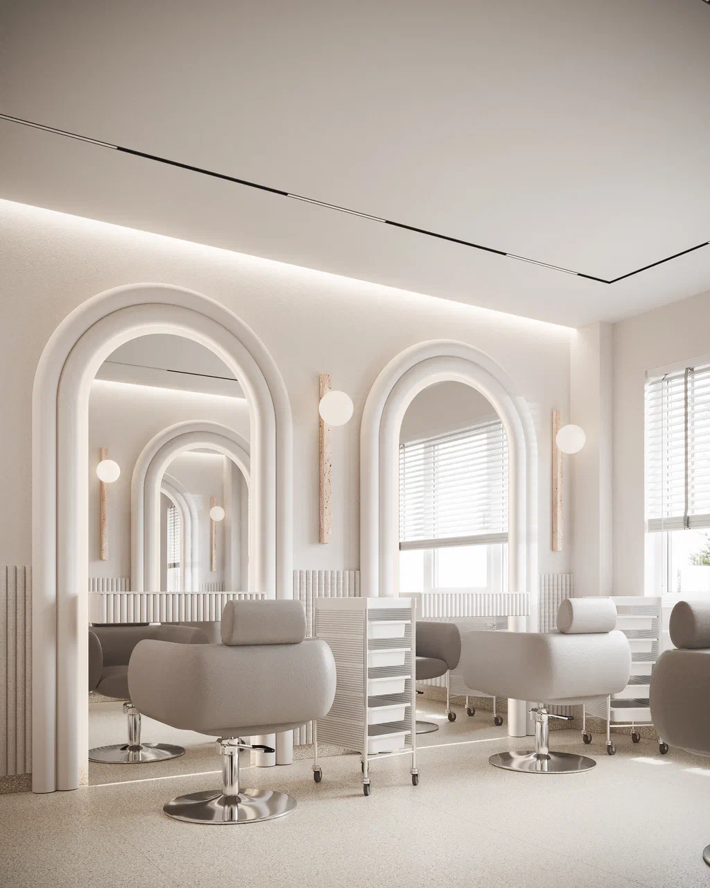 Beauty Salon Store Furniture N - Interior Design Nail Salon incelemesi ve fiyatı