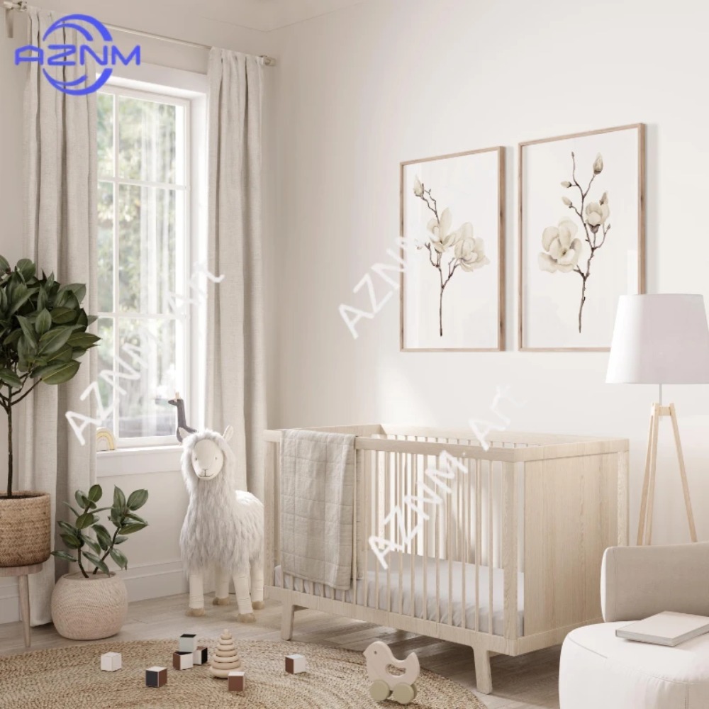 1/2Pcs Beige Magnolia – Set of - Abstract Canvas Set incelemesi ve fiyatı