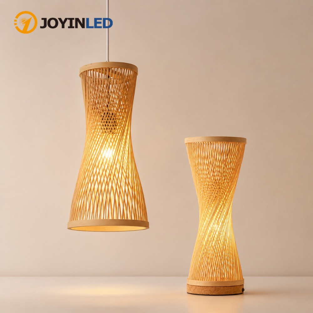 JOYINLED Japanese Style Bamboo - Wicker Pendant Shade incelemesi ve fiyatı