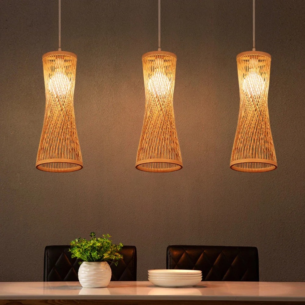 JOYINLED Japanese Style Bamboo - Wicker Pendant Shade incelemesi ve fiyatı