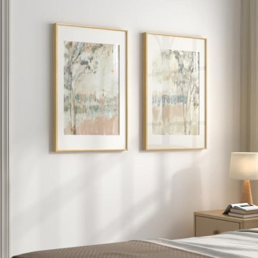 Living room wall art: neutral  - Abstract Canvas Set incelemesi ve fiyatı