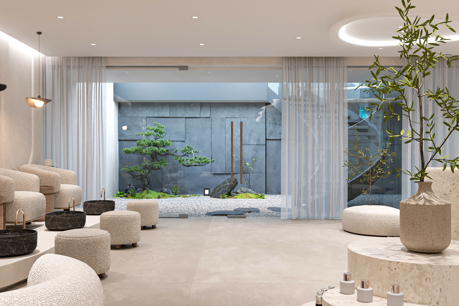 High End Nail Salon Furniture  - Interior Design Nail Salon incelemesi ve fiyatı