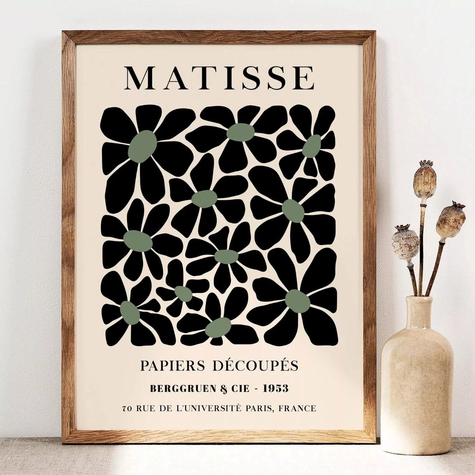 3pcs/set Retro Matisse Canvas  - Abstract Canvas Set incelemesi ve fiyatı