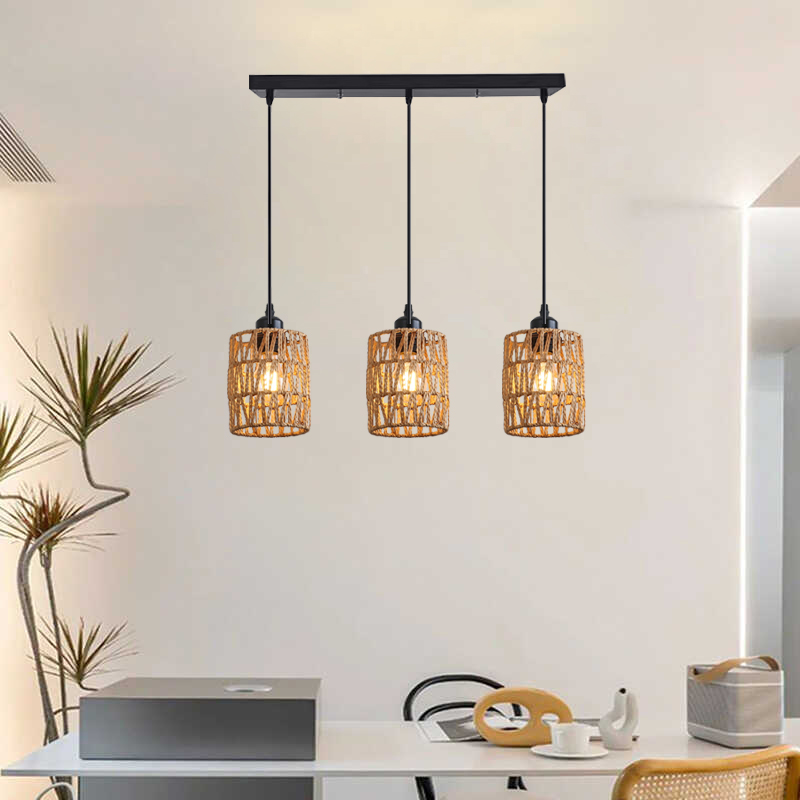 Vintage industrial style count - Wicker Pendant Shade incelemesi ve fiyatı