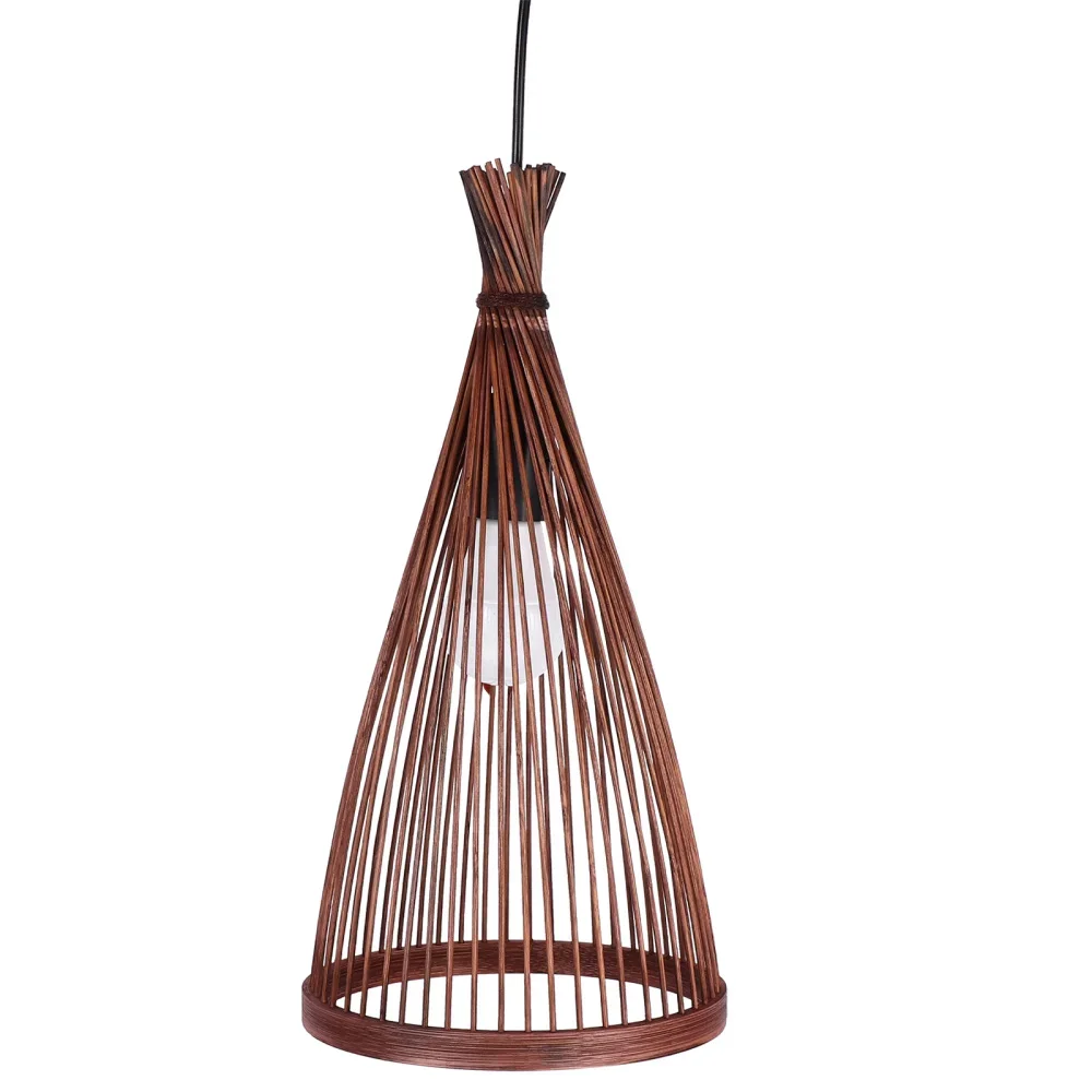 Japanese Chandelier Natural Ba - Wicker Pendant Shade incelemesi ve fiyatı