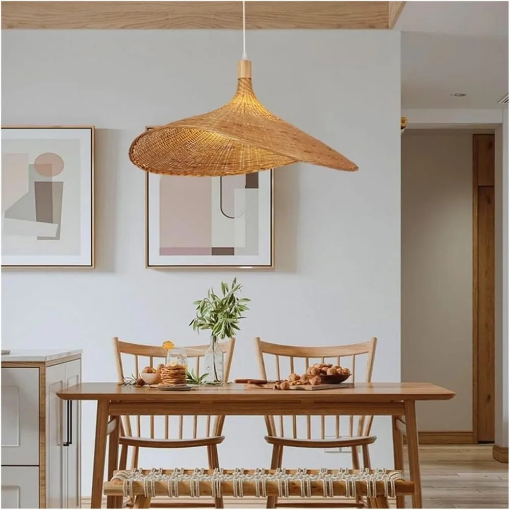 JOYINLED Woven Pendant Light W - Wicker Pendant Shade incelemesi ve fiyatı