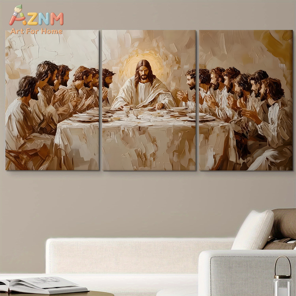 3PCS The Last Supper Abstract  - Abstract Canvas Set incelemesi ve fiyatı