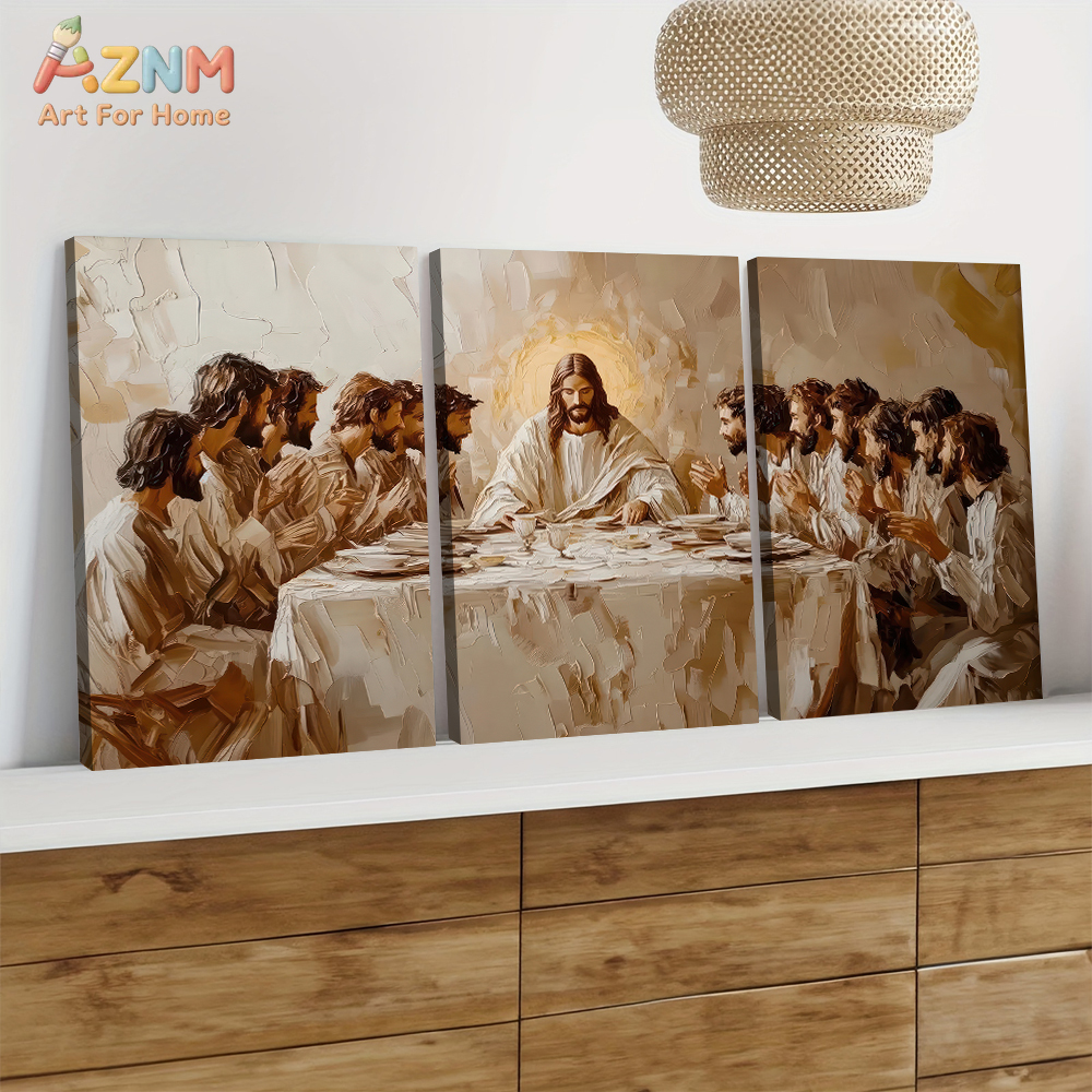 3PCS The Last Supper Abstract  - Abstract Canvas Set incelemesi ve fiyatı
