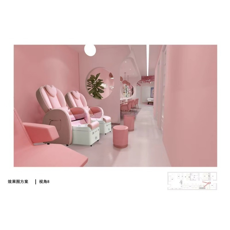 Custom Modern Commercial Furni - Interior Design Nail Salon incelemesi ve fiyatı