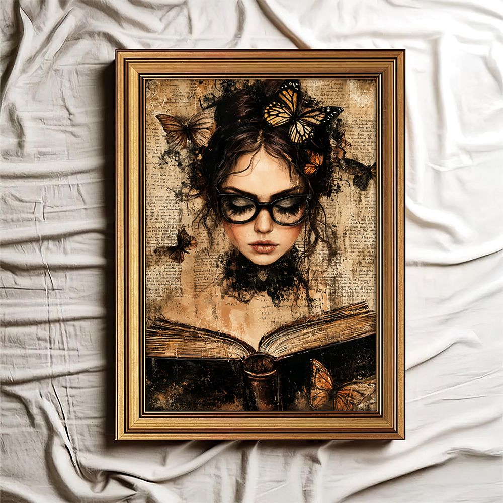 Dark Academia Retro Wall Decor - Abstract Canvas Set incelemesi ve fiyatı