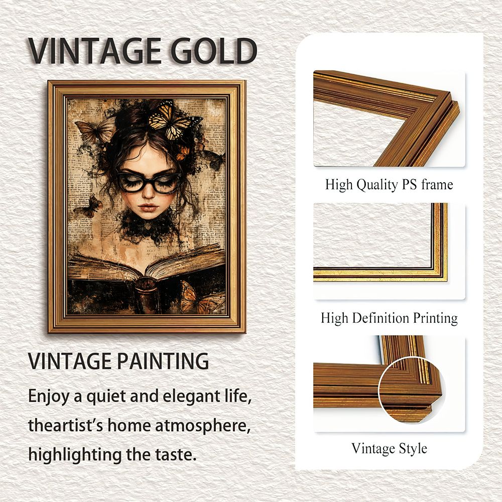Dark Academia Retro Wall Decor - Abstract Canvas Set incelemesi ve fiyatı