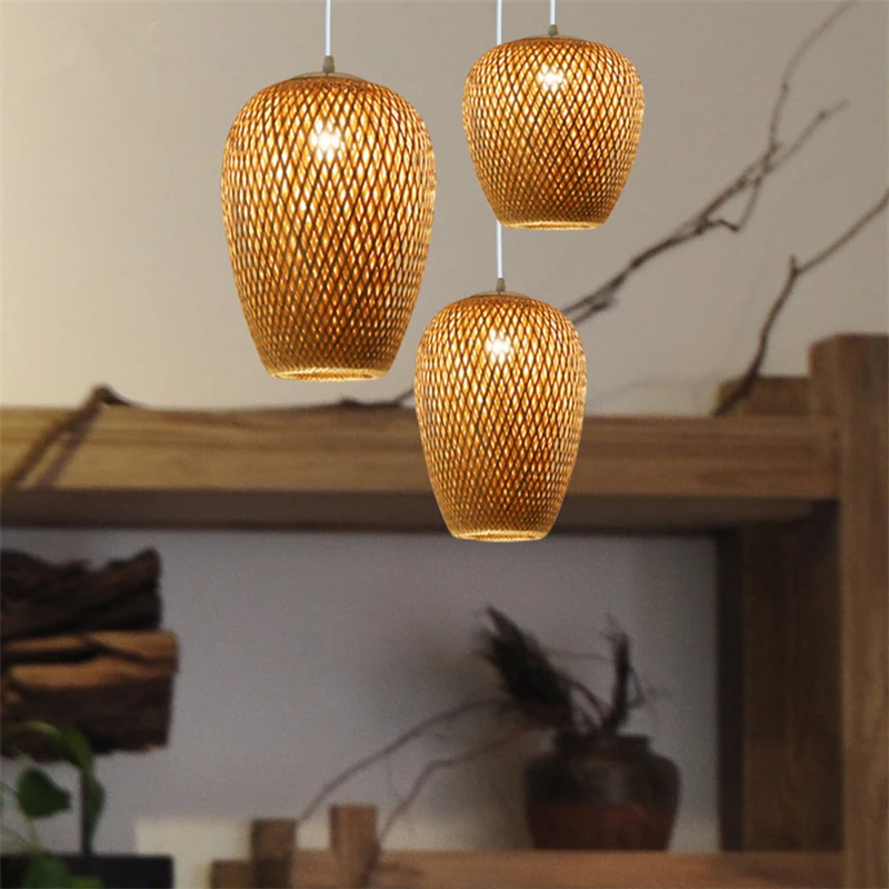 Bamboo Chinese Style Pendant L - Wicker Pendant Shade incelemesi ve fiyatı