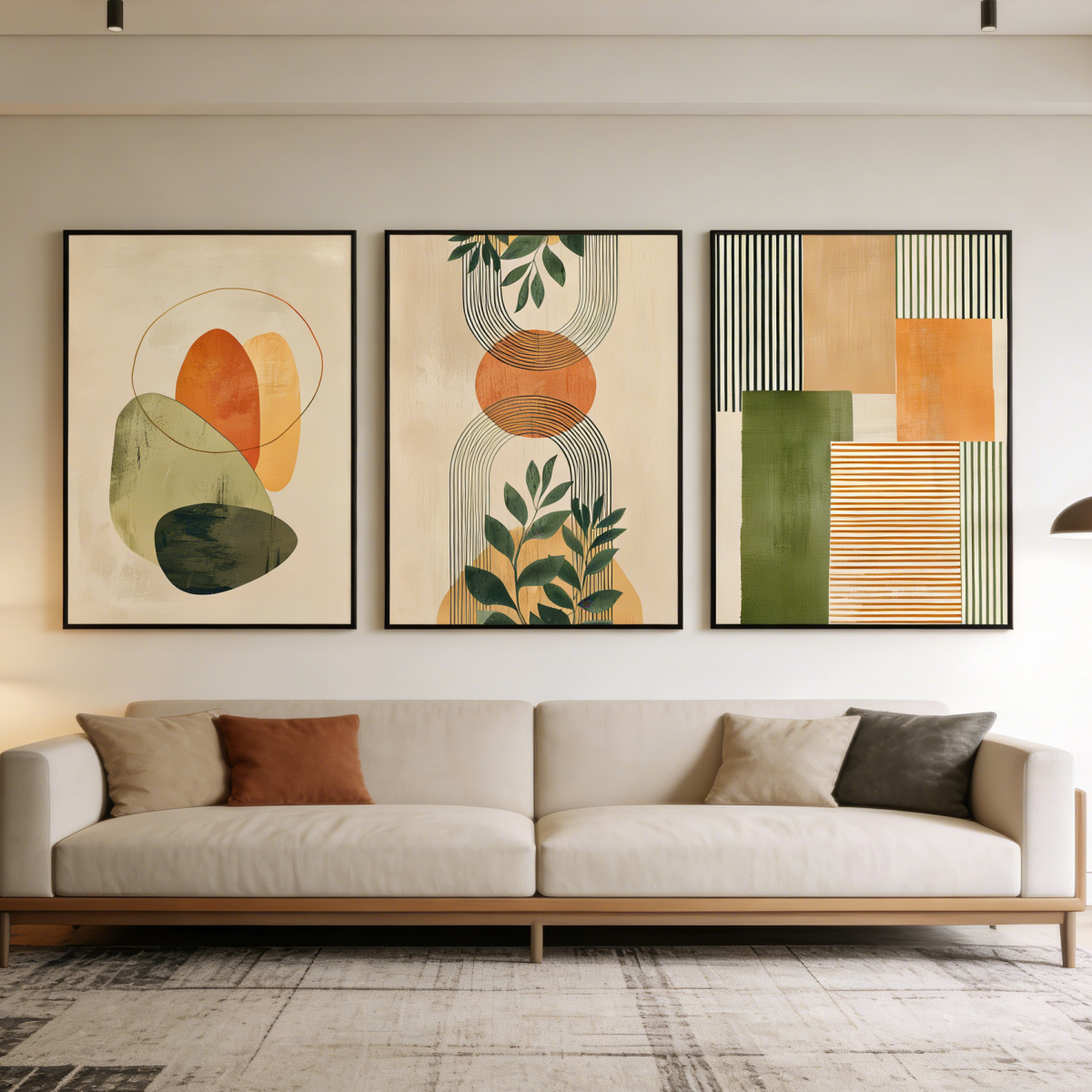 3pcs/Set frameless canvas, Boh - Abstract Canvas Set incelemesi ve fiyatı