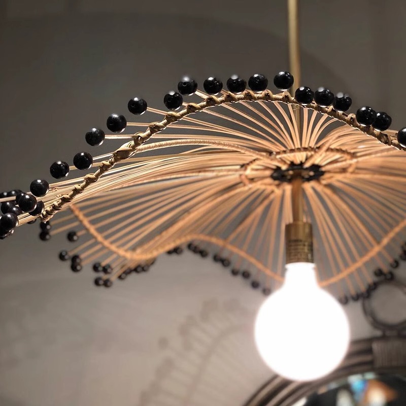 Japanese Style Wabi Sabi Handm - Wicker Pendant Shade incelemesi ve fiyatı