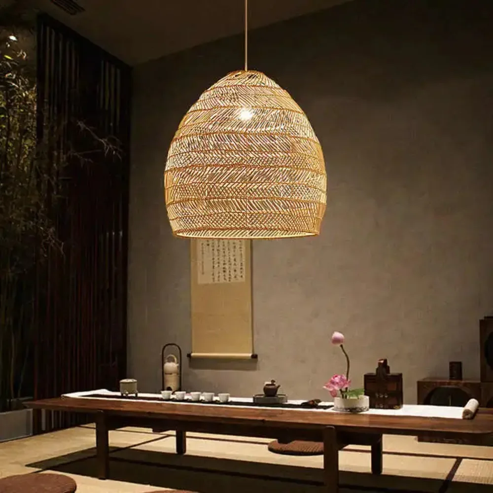 Natural Wicker Design Pendant  - Wicker Pendant Shade incelemesi ve fiyatı