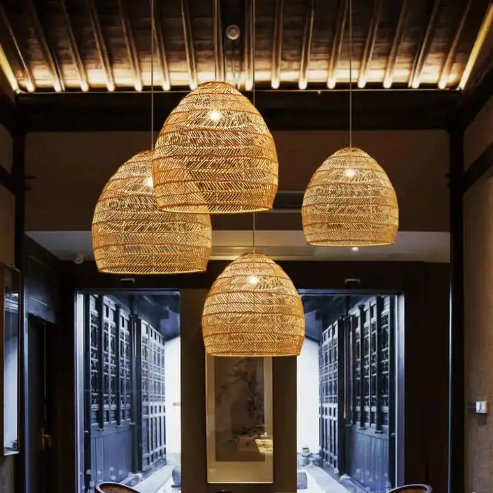 Natural Wicker Design Pendant  - Wicker Pendant Shade incelemesi ve fiyatı