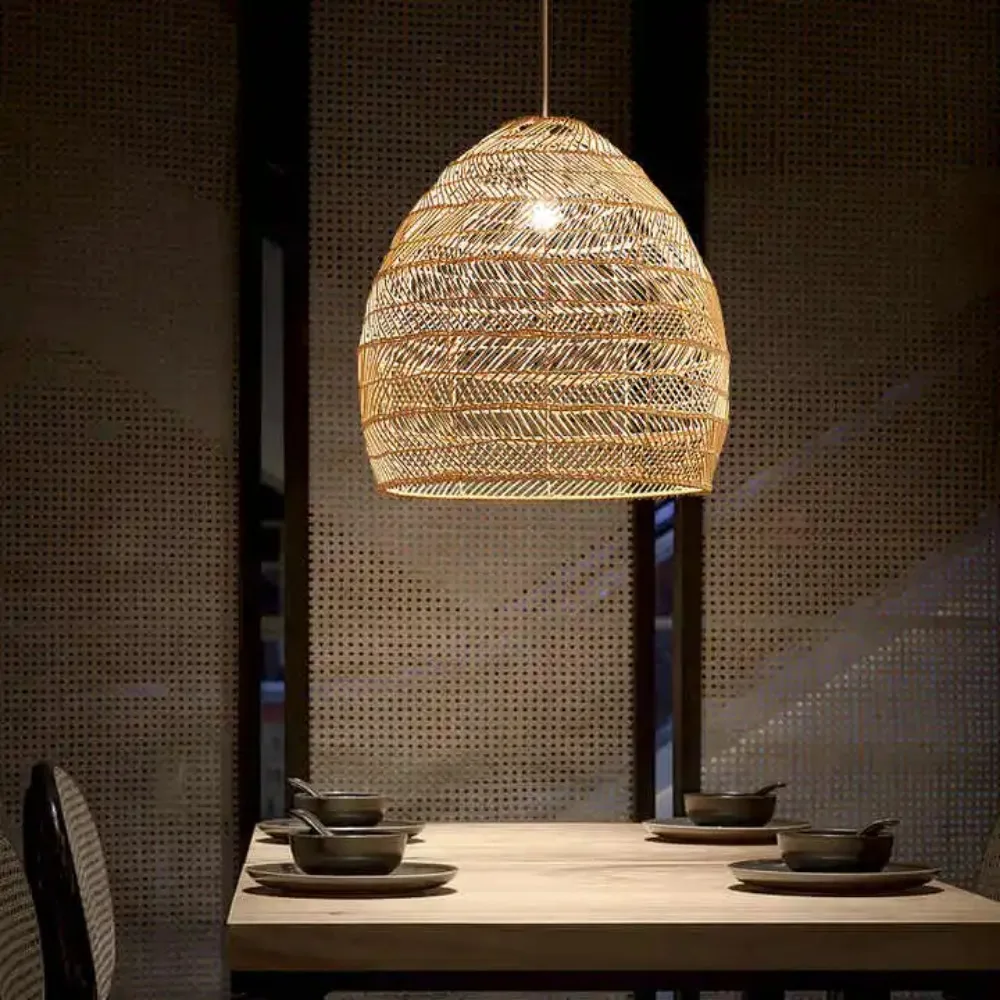 Natural Wicker Design Pendant  - Wicker Pendant Shade incelemesi ve fiyatı