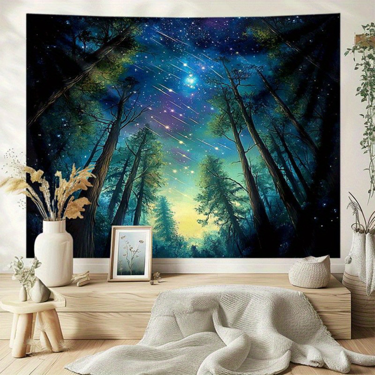 Starry Night Forest Sky Wall T - Interior Design Landscape incelemesi ve fiyatı