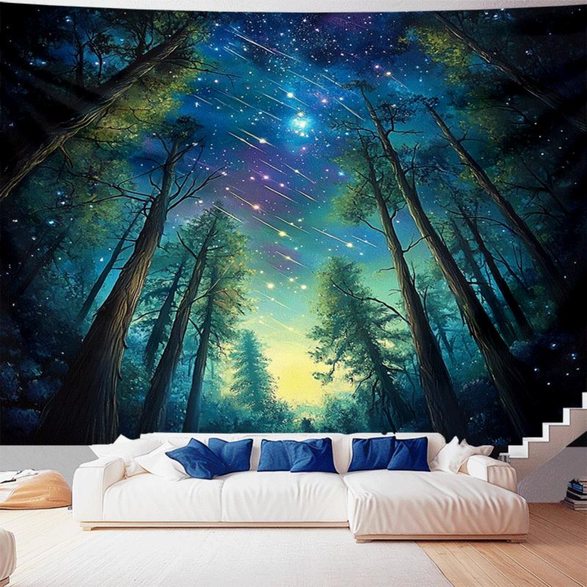 Starry Night Forest Sky Wall T - Interior Design Landscape incelemesi ve fiyatı