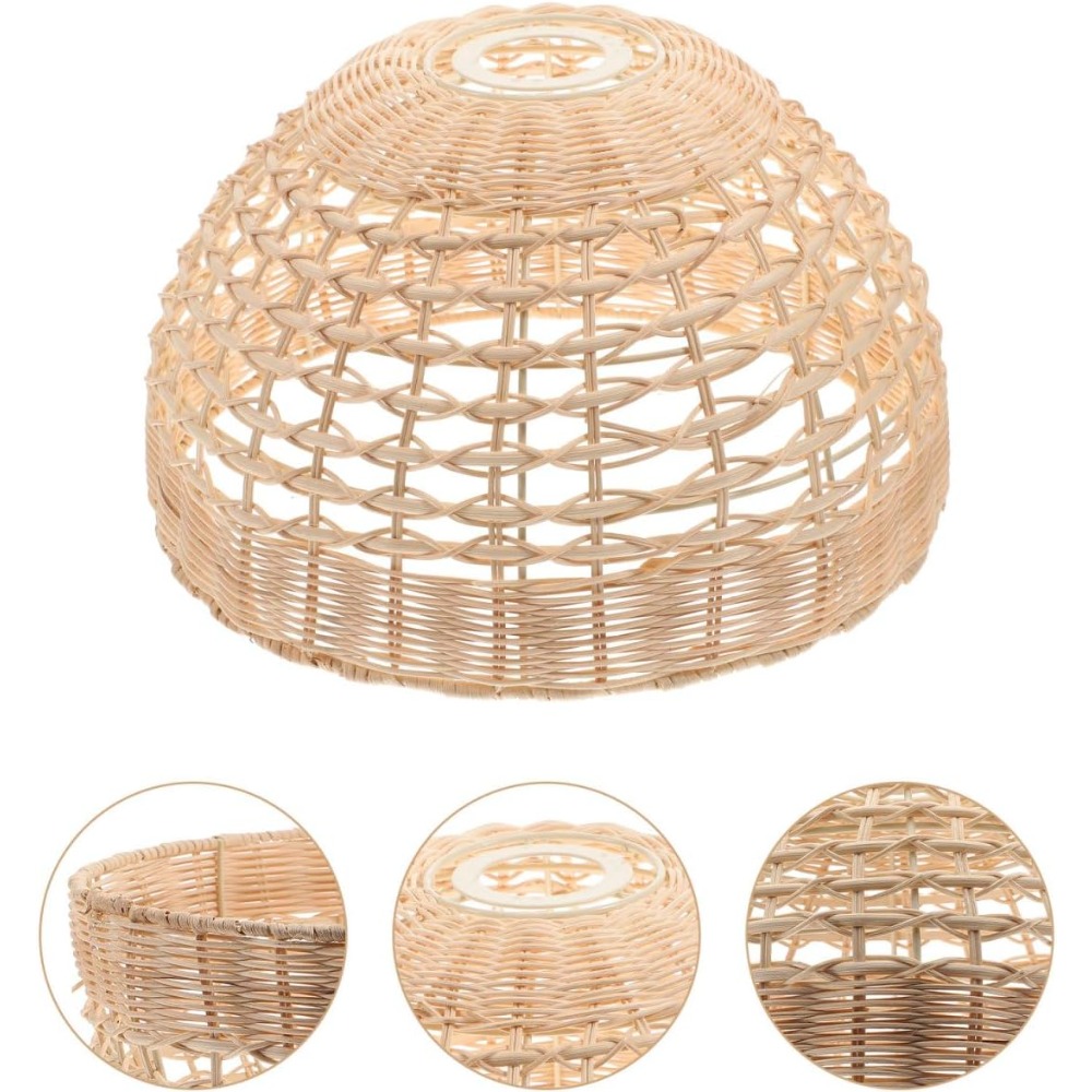 Rattan Pendant Lamp Woven Cage - Wicker Pendant Shade incelemesi ve fiyatı