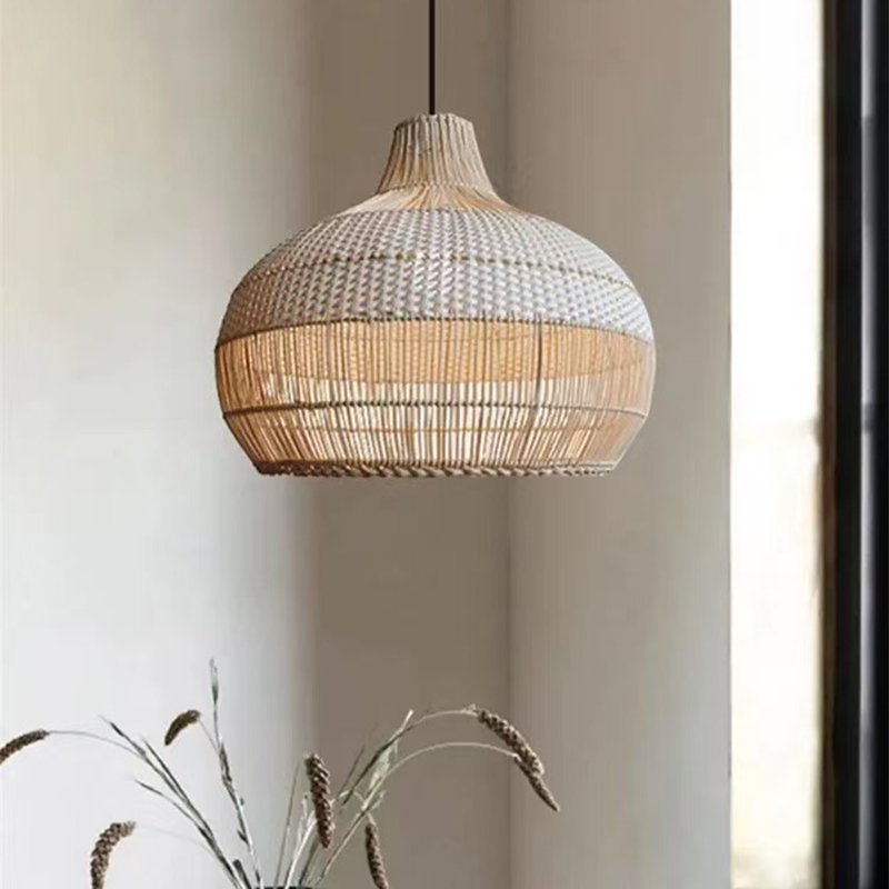 Japanese Wabi Sabi Rattan Weav - Wicker Pendant Shade incelemesi ve fiyatı