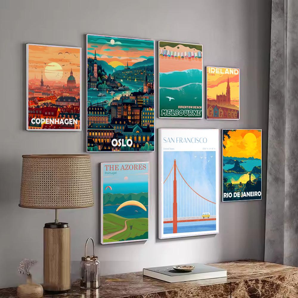 Classic City Landscape Poster  - Interior Design Landscape incelemesi ve fiyatı