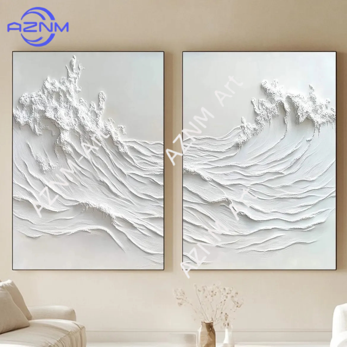 1/2Pcs Hand Painted Abstract P - Abstract Canvas Set incelemesi ve fiyatı