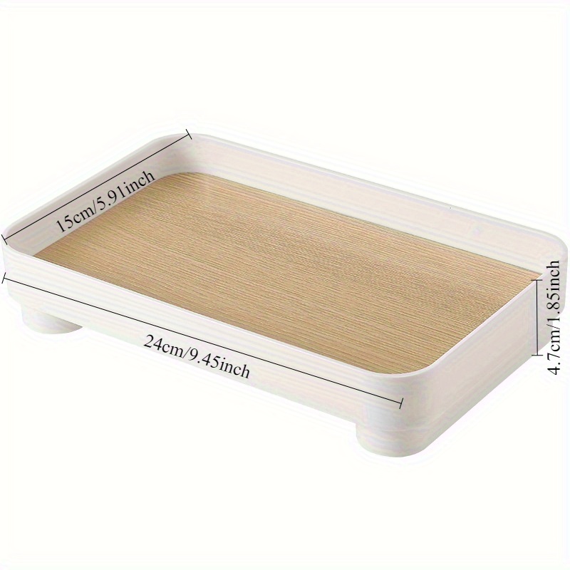 Wooden Desktop Storage Tray Pe - Travertine Tray Oval incelemesi ve fiyatı