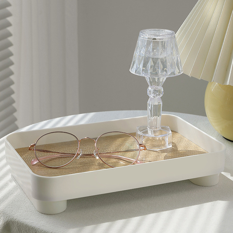 Wooden Desktop Storage Tray Pe - Travertine Tray Oval incelemesi ve fiyatı
