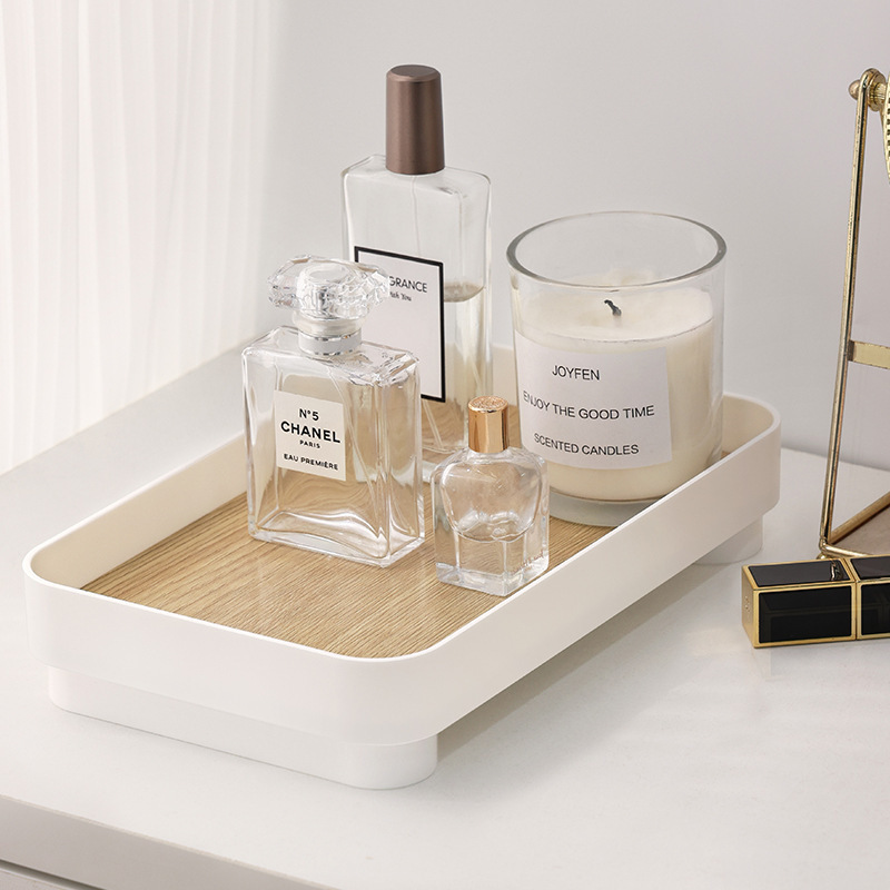 Wooden Desktop Storage Tray Pe - Travertine Tray Oval incelemesi ve fiyatı