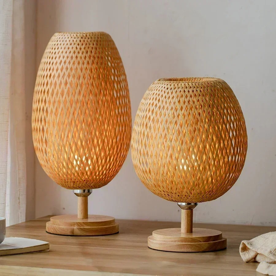 Hand Knitted Bamboo Pendant Li - Wicker Pendant Shade incelemesi ve fiyatı
