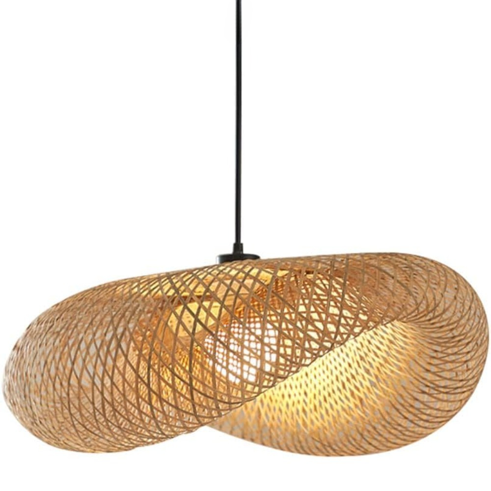 40/50/60cm E26/E27 Wicker Wove - Wicker Pendant Shade incelemesi ve fiyatı