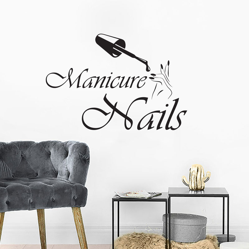Wall Decal Manicure Vinyl Wind - Interior Design Nail Salon incelemesi ve fiyatı