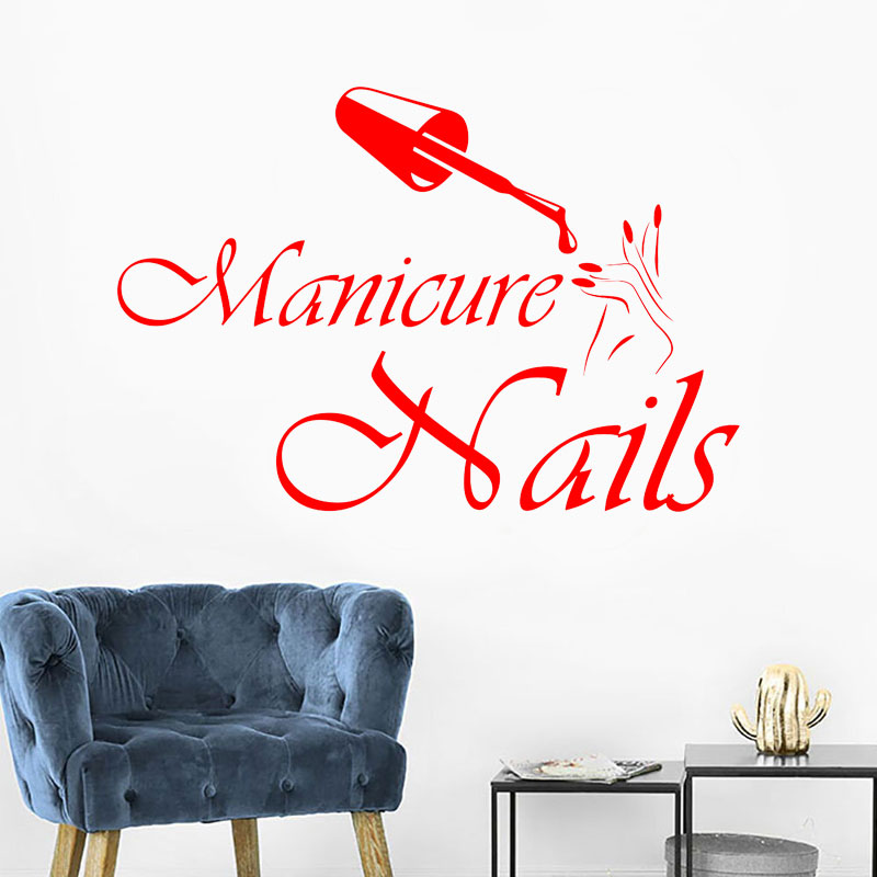 Wall Decal Manicure Vinyl Wind - Interior Design Nail Salon incelemesi ve fiyatı