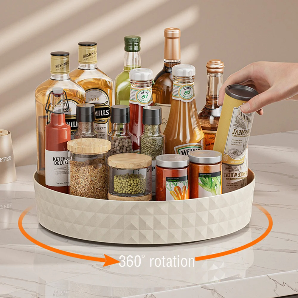 1Pc Kitchen Storage Spice Rack - Travertine Tray Oval incelemesi ve fiyatı