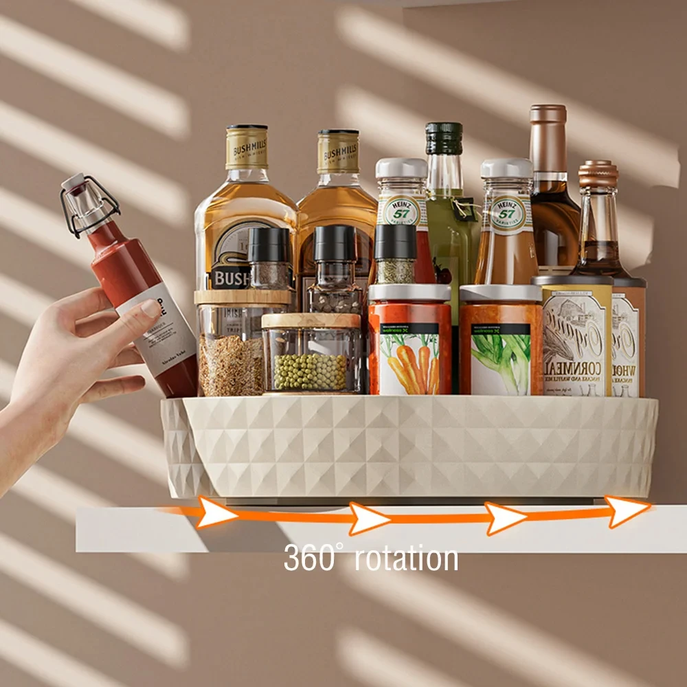 1Pc Kitchen Storage Spice Rack - Travertine Tray Oval incelemesi ve fiyatı