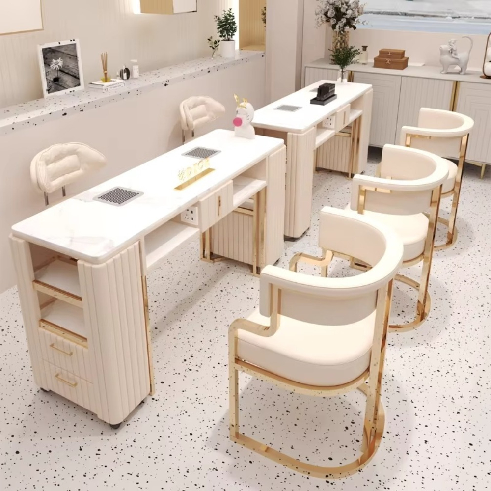 Luxury Modern Black Nail Furni - Interior Design Nail Salon incelemesi ve fiyatı