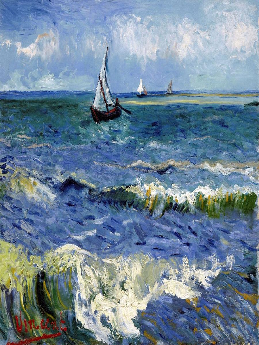 Vincent van Gogh Seascape Post - Interior Design Landscape incelemesi ve fiyatı
